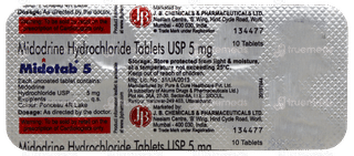 Midotab 5 MG Tablet 10